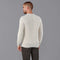 Mens Cotton Fisherman Rib Knit Jumper Ecru-Jumper-Paul James Knitwear-XS-Urbanheer
