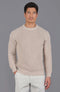 Mens Cotton Fisherman Rib Knit Jumper Linen-Jumper-Paul James Knitwear-S-Urbanheer