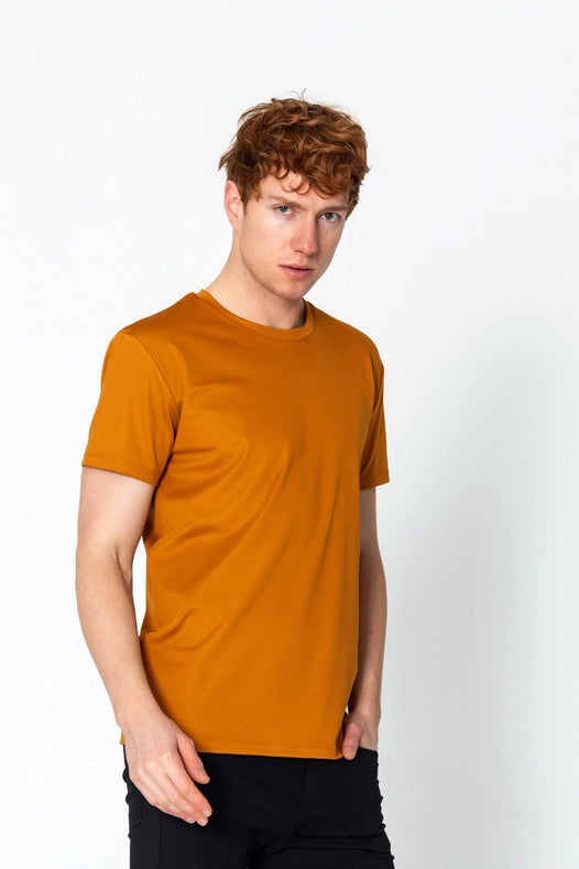 Men's Crew-Neck Fitted T-Shirt - Tile