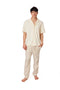 Men's Crochet Textured Short Sleeve Summer Shirt (4011)-Shirt-Hawk's Bay-S-Urbanheer