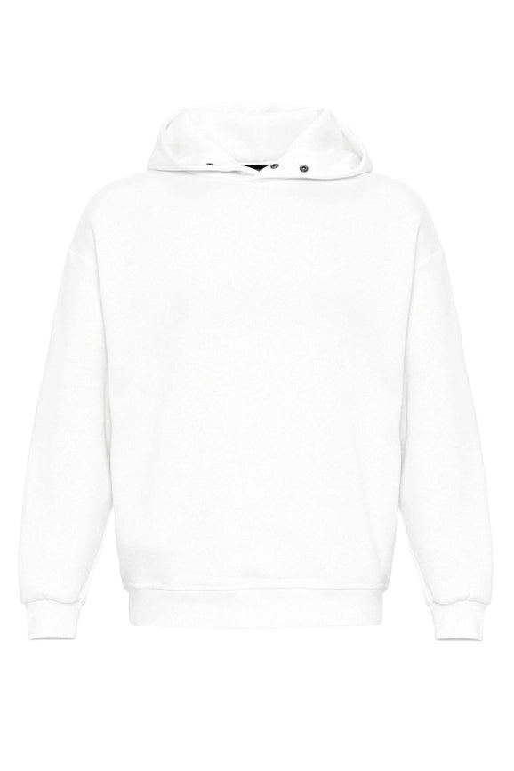 Men's Ecru Oversize Hooded Sweatshirt-Sweatshirt-Wessi-L-Ecru-Urbanheer