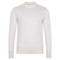 Mens Extra Fine Merino Narrow Mock Turtleneck Jumper White-Jumper-Paul James Knitwear-S-White-Urbanheer