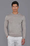 Mens Extra Fine Merino Wool Crew Neck Jumper Barley-Jumper-Paul James Knitwear-S-Urbanheer