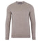 Mens Extra Fine Merino Wool Crew Neck Jumper Barley-Jumper-Paul James Knitwear-S-Urbanheer