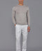 Mens Extra Fine Merino Wool Crew Neck Jumper Barley-Jumper-Paul James Knitwear-S-Urbanheer