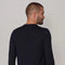 Mens Extra Fine Merino Wool Crew Neck Jumper Navy-Jumper-Paul James Knitwear-XS-Urbanheer