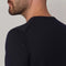 Mens Extra Fine Merino Wool Crew Neck Jumper Navy-Jumper-Paul James Knitwear-XS-Urbanheer
