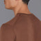 Mens Extra Fine Merino Wool Crew Neck Jumper Oak Brown-Jumper-Paul James Knitwear-S-Urbanheer