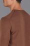 Mens Extra Fine Merino Wool Crew Neck Jumper Oak Brown-Jumper-Paul James Knitwear-S-Urbanheer
