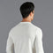 Mens Extra Fine Merino Wool Crew Neck Jumper White-Jumper-Paul James Knitwear-S-Urbanheer
