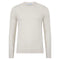 Mens Extra Fine Merino Wool Crew Neck Jumper White-Jumper-Paul James Knitwear-S-Urbanheer