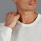 Mens Extra Fine Merino Wool Crew Neck Jumper White-Jumper-Paul James Knitwear-S-Urbanheer