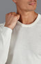 Mens Extra Fine Merino Wool Crew Neck Jumper White-Jumper-Paul James Knitwear-S-Urbanheer