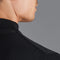 Mens Extra Fine Merino Wool Mock Turtleneck Jumper Black-Jumper-Paul James Knitwear-S-Urbanheer