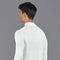 Mens Extra Fine Merino Wool Mock Turtleneck Jumper White-Jumper-Paul James Knitwear-S-Urbanheer