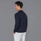 Mens Extra Fine Merino Wool Polo Cardigan-Cardigan-Paul James Knitwear-S-Navy-Urbanheer