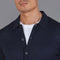 Mens Extra Fine Merino Wool Polo Cardigan-Cardigan-Paul James Knitwear-S-Navy-Urbanheer