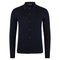 Mens Extra Fine Merino Wool Polo Cardigan-Cardigan-Paul James Knitwear-S-Navy-Urbanheer