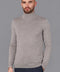 Mens Extra Fine Merino Wool Roll Neck Jumper Barley-Jumper-Paul James Knitwear-S-Barley-Urbanheer