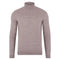 Mens Extra Fine Merino Wool Roll Neck Jumper Barley-Jumper-Paul James Knitwear-S-Barley-Urbanheer