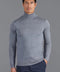 Mens Extra Fine Merino Wool Roll Neck Jumper Mid Grey-Jumper-Paul James Knitwear-S-Mid Grey-Urbanheer