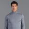 Mens Extra Fine Merino Wool Roll Neck Jumper Mid Grey-Jumper-Paul James Knitwear-S-Mid Grey-Urbanheer