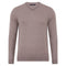 Mens Extra Fine Merino Wool V-Neck Jumper Hessian-Jumper-Paul James Knitwear-S-Urbanheer