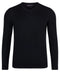 Mens Extra Fine Merino Wool V-Neck Jumper-Jumper-Paul James Knitwear-XS-Black-Urbanheer