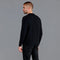 Mens Fisherman's British Wool Cable Jumper Black-Jumper-Paul James Knitwear-S-Black-Urbanheer