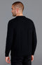 Mens Fisherman's British Wool Cable Jumper Black-Jumper-Paul James Knitwear-S-Black-Urbanheer