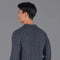 Mens Fisherman's British Wool Cable Jumper Charcoal-Jumper-Paul James Knitwear-S-Charcoal-Urbanheer