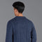 Mens Fisherman's British Wool Cable Jumper Denim Blue-Jumper-Paul James Knitwear-S-Denim Blue-Urbanheer