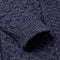 Mens Fisherman's British Wool Cable Jumper Denim Blue-Jumper-Paul James Knitwear-S-Denim Blue-Urbanheer