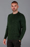 Mens Fisherman's British Wool Cable Jumper Loden Green-Jumper-Paul James Knitwear-XXL-Loden Green-Urbanheer