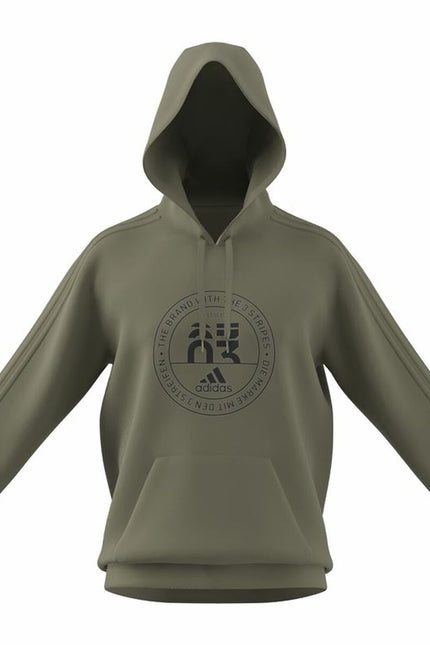 Men’s Hoodie Adidas Emblem Graphic Dark grey-Sports | Fitness > Sports material and equipment > Sports sweatshirts-Adidas-Urbanheer