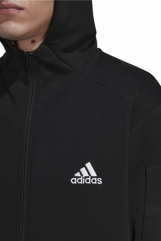 Men’s Hoodie Adidas Essentials For Gameday Black-Sports | Fitness > Sports material and equipment > Sports sweatshirts-Adidas-Urbanheer
