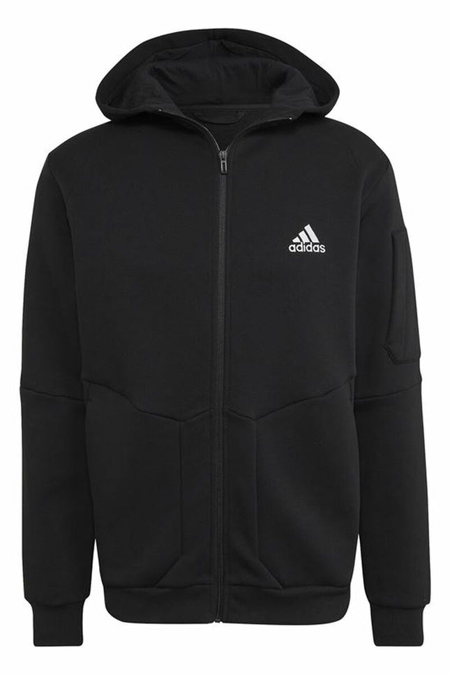 Men’s Hoodie Adidas Essentials For Gameday Black-Sports | Fitness > Sports material and equipment > Sports sweatshirts-Adidas-Urbanheer
