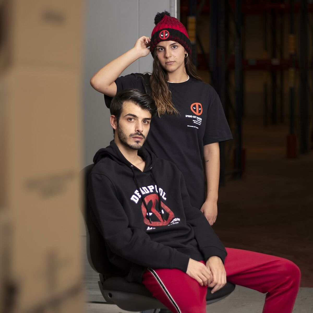 Men’s Hoodie Deadpool Black-Clothing, Men-Deadpool-XXL-Urbanheer