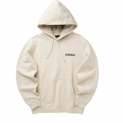 Men’s Hoodie Napapijri B-Linth H Beige Dimity 2-Sports | Fitness > Sports material and equipment > Sports sweatshirts-Napapijri-XL-Urbanheer