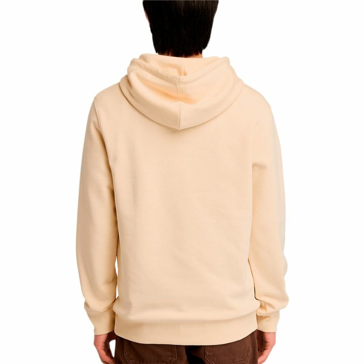 Men’s Hoodie Timberland Kennebec River Linear Logo Beige-Sports | Fitness > Sports material and equipment > Sports sweatshirts-Timberland-XL-Urbanheer