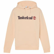 Men’s Hoodie Timberland Kennebec River Linear Logo Beige-Sports | Fitness > Sports material and equipment > Sports sweatshirts-Timberland-XL-Urbanheer