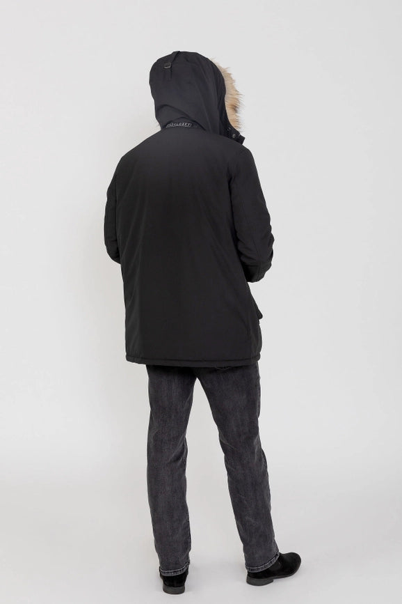 Men's Hudson Ultra Lite Hooded Winter Parka Coat-Coat-Fadcloset-L-Black-Urbanheer