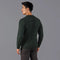 Mens Jarvis 100% British Wool Aran Cable Sweater-Sweater-Paul James Knitwear-S-Green-Urbanheer
