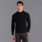 Mens Lambswool Narrow Mock Turtle Neck Jumper-Jumper-Paul James Knitwear-M-Black-Urbanheer
