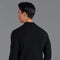 Mens Lambswool Narrow Mock Turtle Neck Jumper-Jumper-Paul James Knitwear-M-Black-Urbanheer