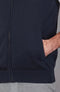 Mens Lightweight 100% Cotton Zip Through Gilet Navy-Gilet-Paul James Knitwear-S-Urbanheer