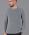 Mens Lightweight Cotton Fisherman Rib Jumper Ash Grey-Jumper-Paul James Knitwear-S-Ash Grey-Urbanheer