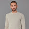 Mens Lightweight Cotton Fisherman Rib Jumper Birch-Jumper-Paul James Knitwear-S-Birch-Urbanheer