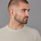 Mens Lightweight Cotton Fisherman Rib Jumper Birch-Jumper-Paul James Knitwear-S-Birch-Urbanheer