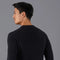 Mens Lightweight Cotton Fisherman Rib Jumper Black-Jumper-Paul James Knitwear-S-Black-Urbanheer